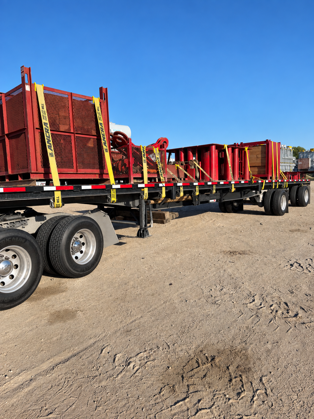 Industrial Equipment hauled by Ashley Transport